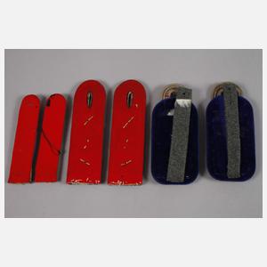 Drei Paar Schulterklappen 1. Weltkrieg