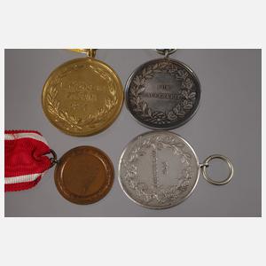 Konvolut Medaillen Hannover, Hessen