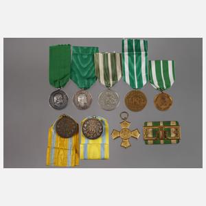 Konvolut Medaillen Sachsen