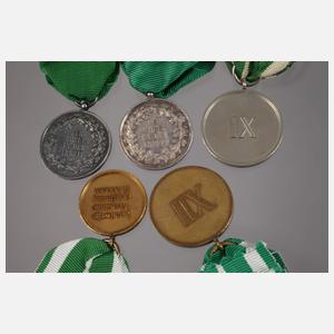 Konvolut Medaillen Sachsen