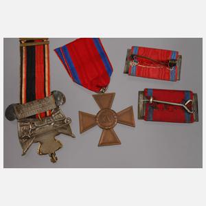 Acht Orden und Medaillen Württemberg