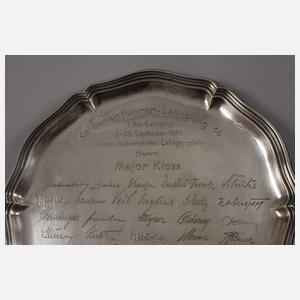 Silberteller Abschiedsgeschenk 3. Reich