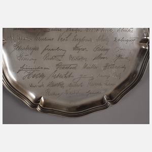 Silberteller Abschiedsgeschenk 3. Reich
