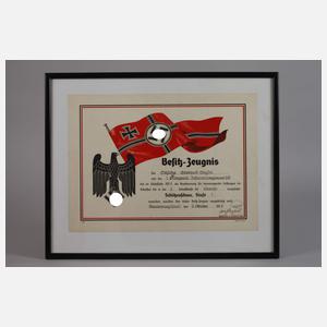 Drei Schmuckurkunden Wehrmacht