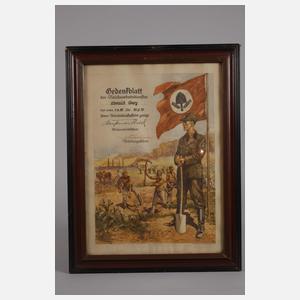 Zwei Schmuckurkunden Wehrmacht