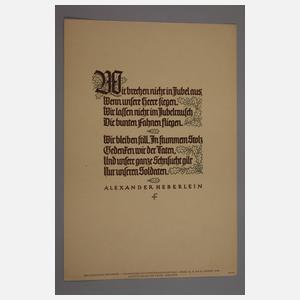 Konvolut Wochensprüche