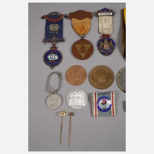 Konvolut Logenabzeichen