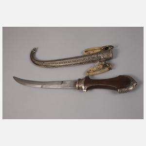 Vier orientalische Blankwaffen