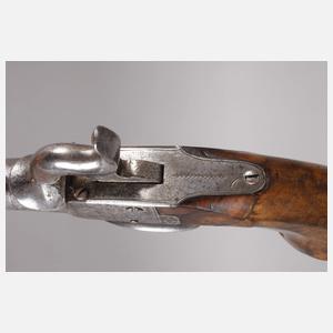 Perkussionspistole mit Bajonett