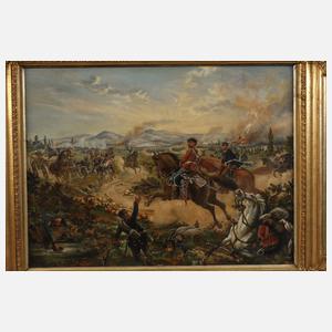 Zwei Gemälde Deutsch-Französischer Krieg 1870/71