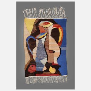 Kleiner Webteppich Stillleben