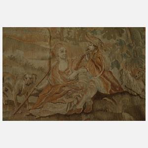 Gobelin mit Rokokoszene