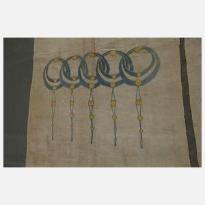 Zwei Vorhangschals Jugendstil