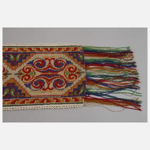 Große Perlstickerei Art déco