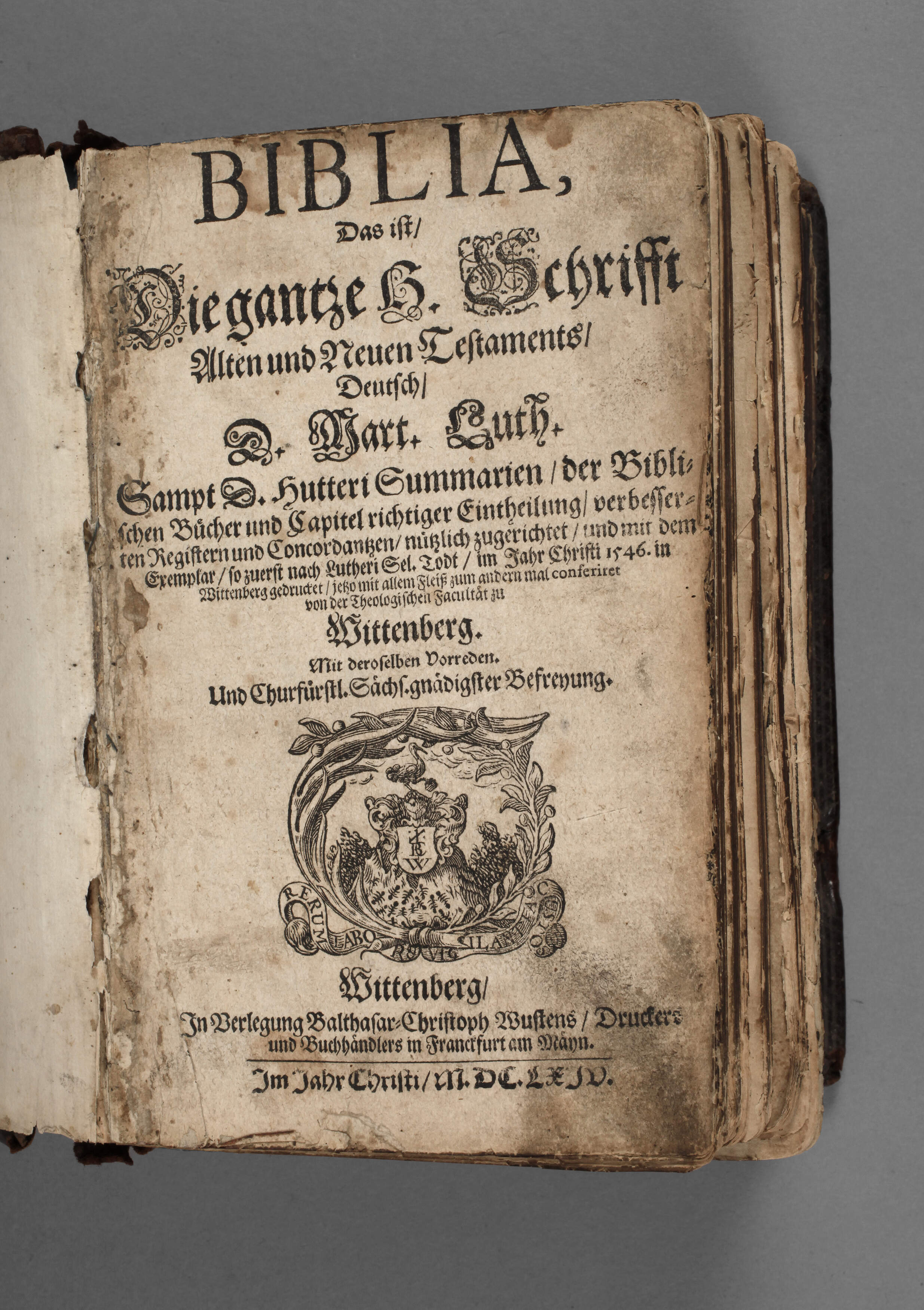 Bibel Wittenberg 1661