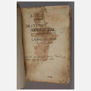 Drei Handschriften 17./18. Jh.