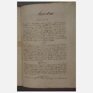 Drei Handschriften 17./18. Jh.