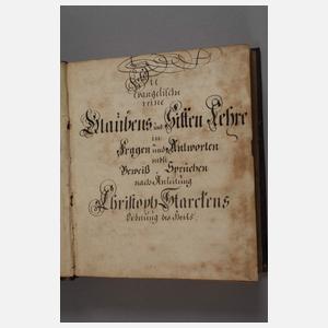 Drei Handschriften 17./18. Jh.