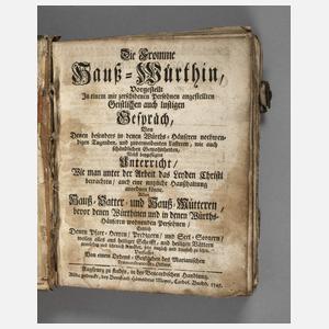 Die fromme Haus-Würthin 1745