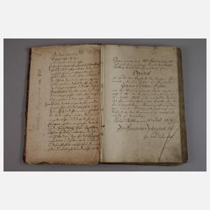 Zwei Gemeindebücher Stollberg/Oberdorf