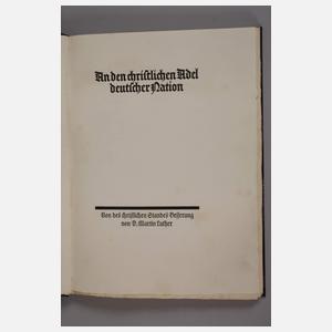 An den christlichen Adel deutscher Nation