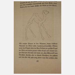 Tiere, Mädchen und Antilopenjagd am Nil