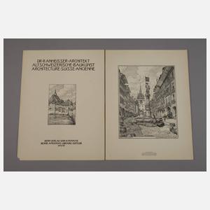 Mappenwerk altschweizerische Baukunst