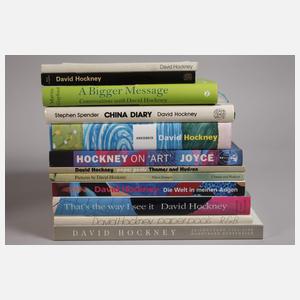 Große Sammlung Fachliteratur David Hockney