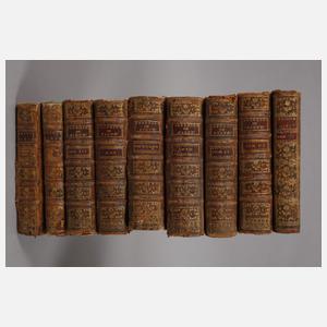 Konvolut ledergebundene Bücher