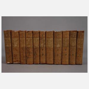 Konvolut ledergebundene Bücher