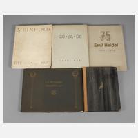 Konvolut Firmenjubiläumsschriften Sachsen111