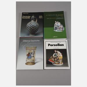 Konvolut Fachliteratur Porzellan, Keramik und Glas