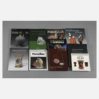 Konvolut Fachliteratur Porzellan, Keramik und Glas111