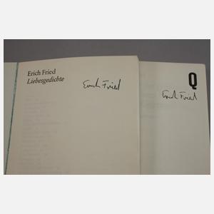 Konvolut Bücher mit Autogrammen