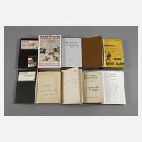 Konvolut Bücher mit Autogrammen111