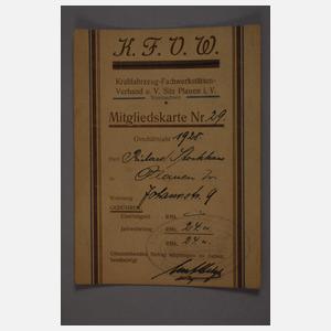 Papiernachlass Schlosserei Stockhaus Plauen