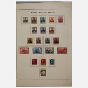 Sammlung Briefmarken Deutsches Reich