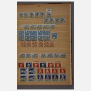 Sammlung Briefmarken Besatzungszonen