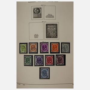 Sammlung Briefmarken BRD und Berlin gestempelt
