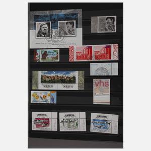 Sammlung Briefmarken BRD und Berlin gestempelt