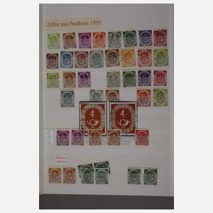 Sammlung Briefmarken BRD und Berlin gestempelt