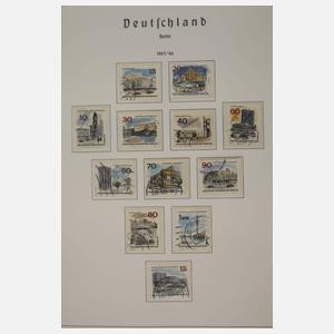 Sammlung Briefmarken BRD und Berlin gestempelt