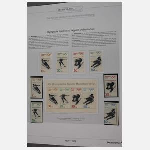 Briefmarkensammlung BRD und Berlin postfrisch