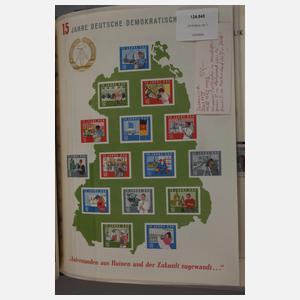 Sammlung Briefmarken DDR postfrisch