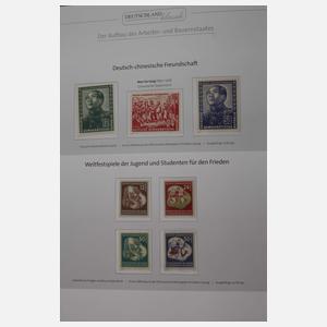Sammlung Briefmarken DDR postfrisch
