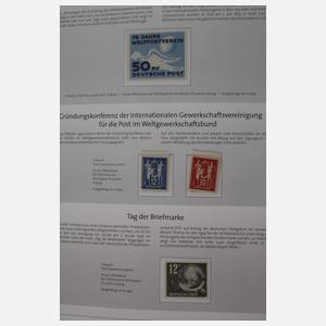 Sammlung Briefmarken DDR postfrisch