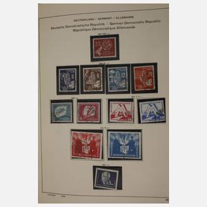 Sammlung Briefmarken DDR gestempelt