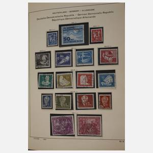 Sammlung Briefmarken DDR gestempelt