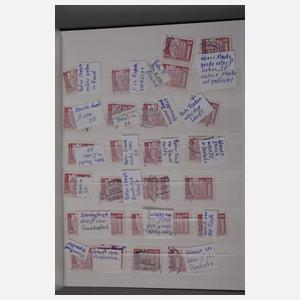 Sammlung Briefmarken DDR gestempelt