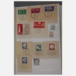 Sammlung Briefmarken DDR gestempelt